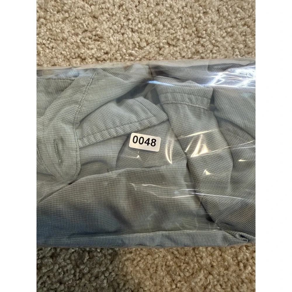 North Face Short Sleeve Vented Fishing Shirt Size‎ X-Large Seafoam Green/Gray